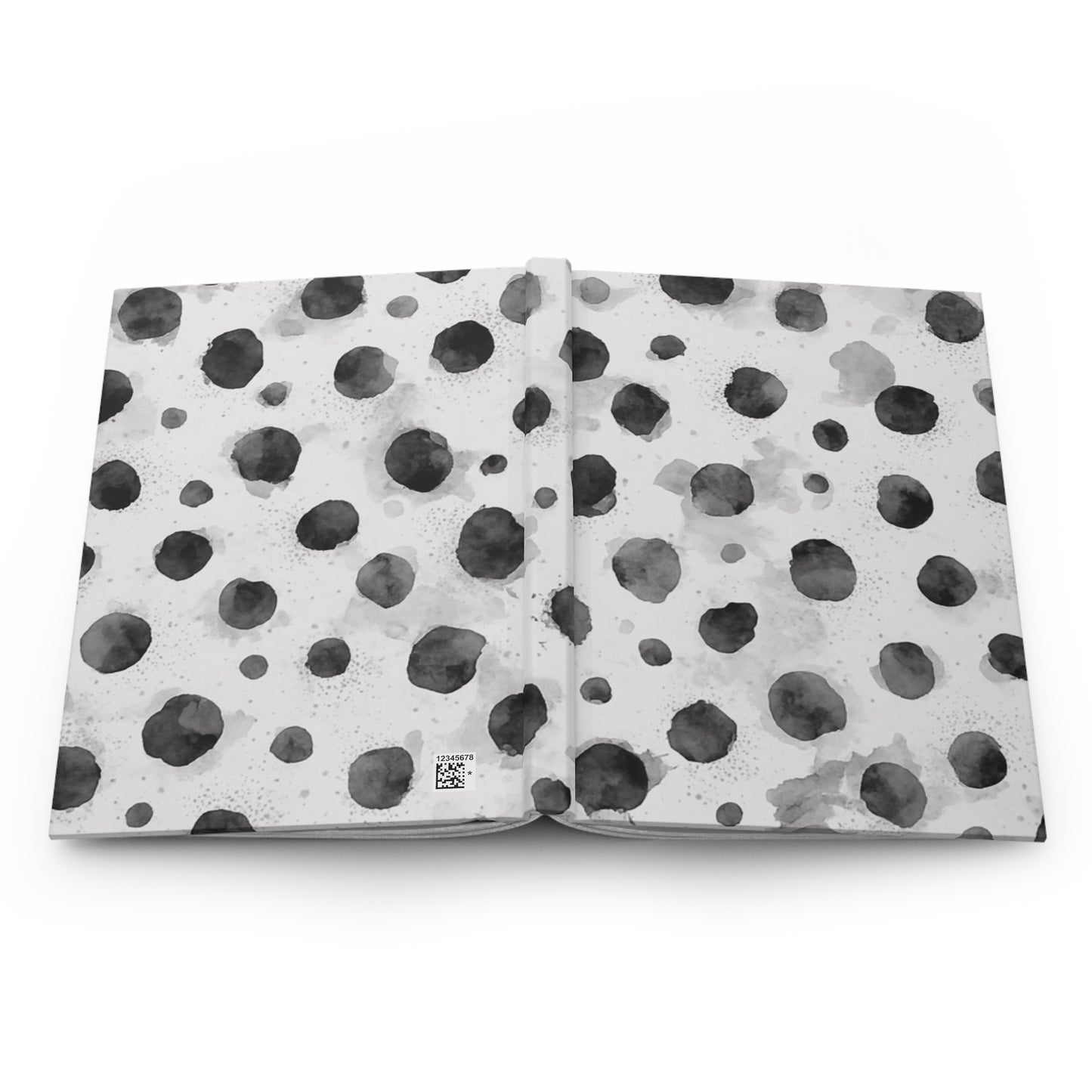 01 Hardcover Journal - Black Spots