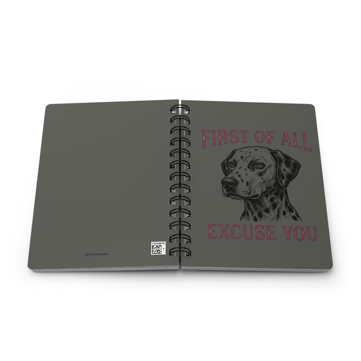 First of All Excuse You - Spiral Journal - Pepper