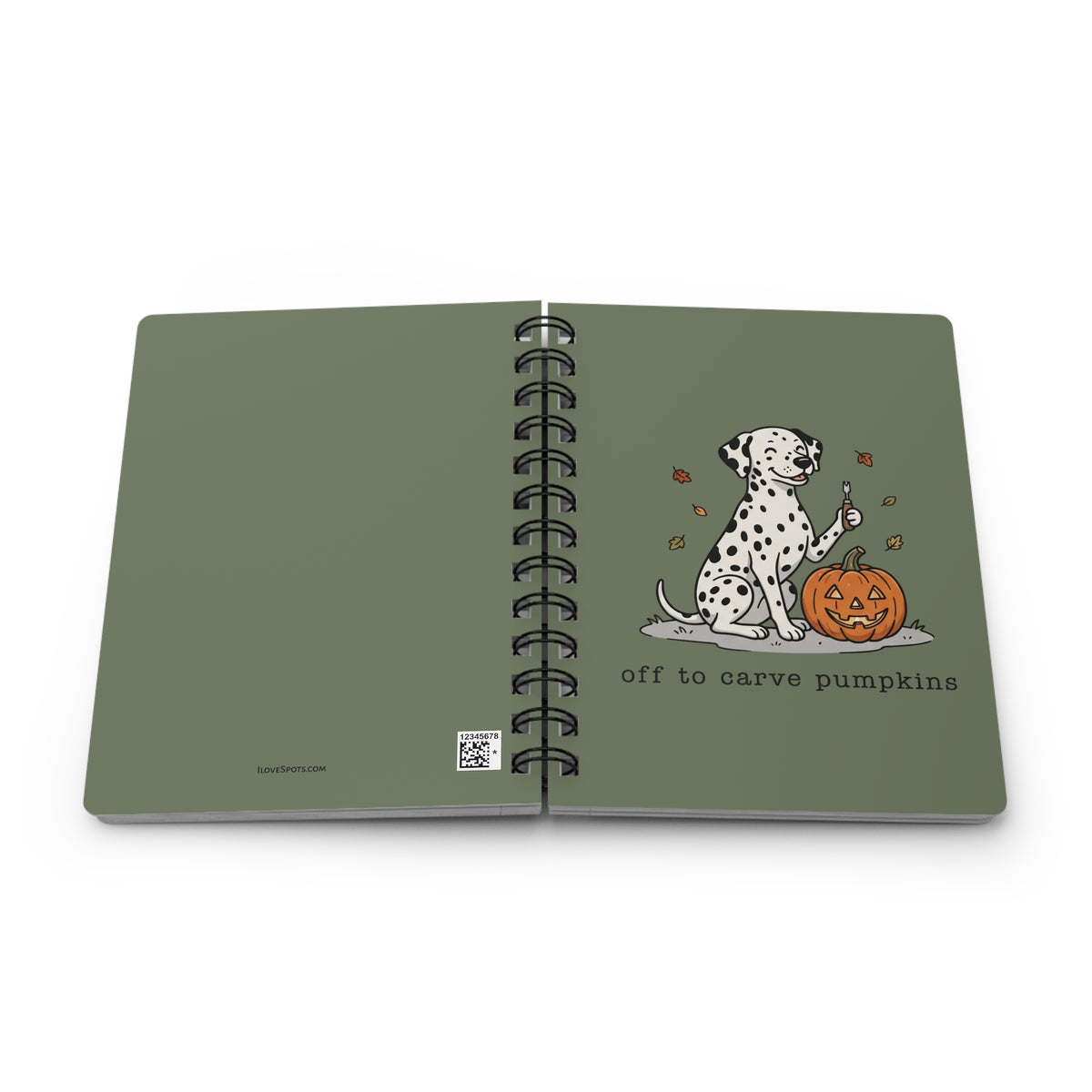 Off To Carve Pumpkins - Spiral Journal - Moos
