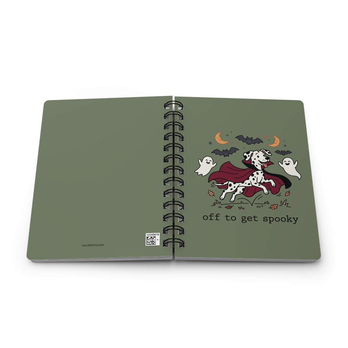 Off To Get Spooky - Spiral Journal - Moos
