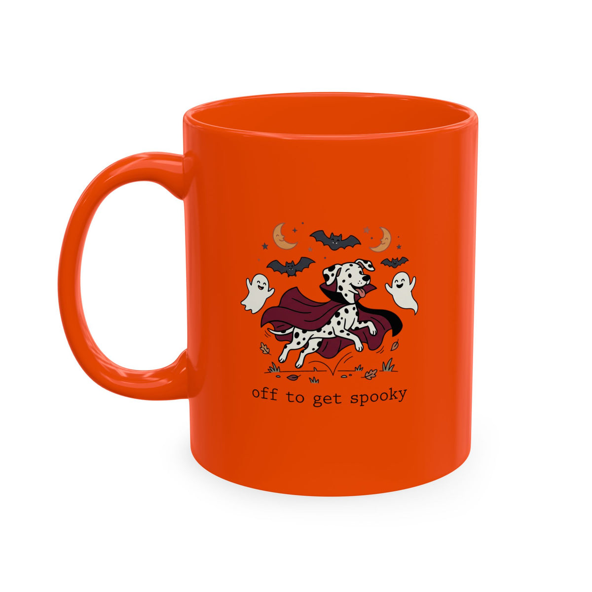 Off To Get Spooky - Ceramic Mug 11oz - Orange