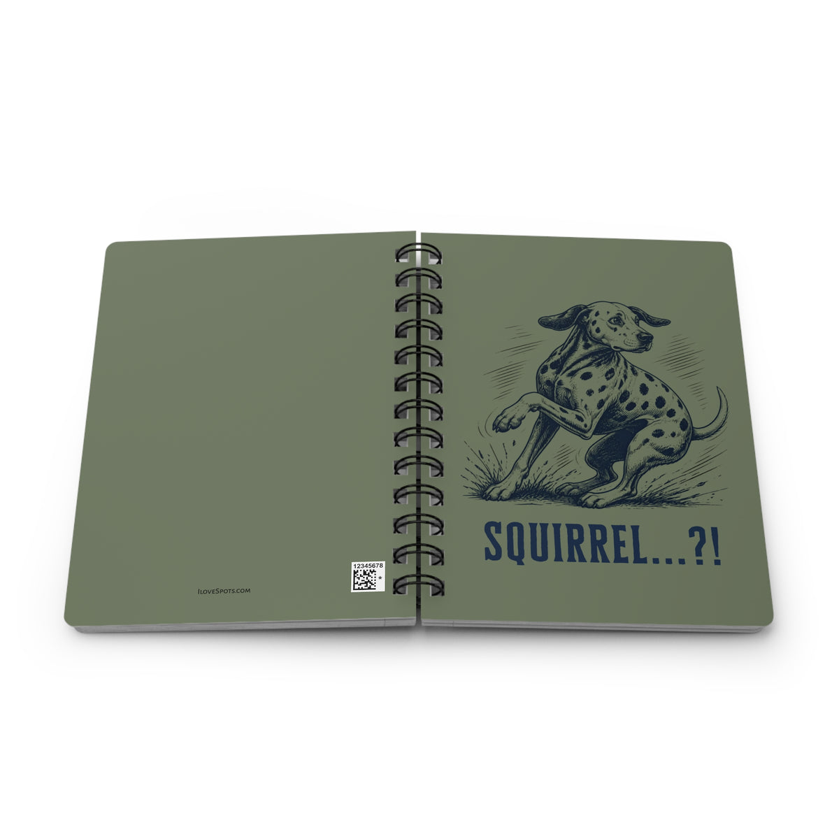 Squirrel Alarm - Spiral Journal - Moos