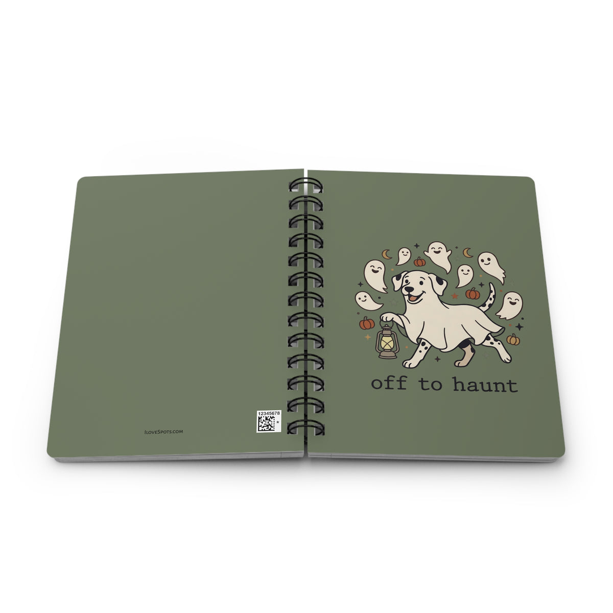 Off To Haunt - Spiral Journal - Moos