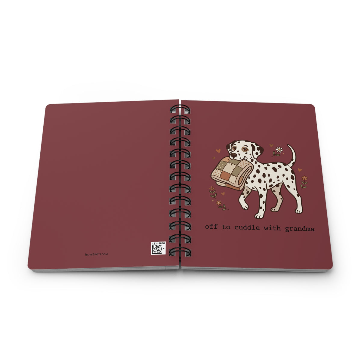 Off To Cuddle Grandma - Spiral Journal - Chili