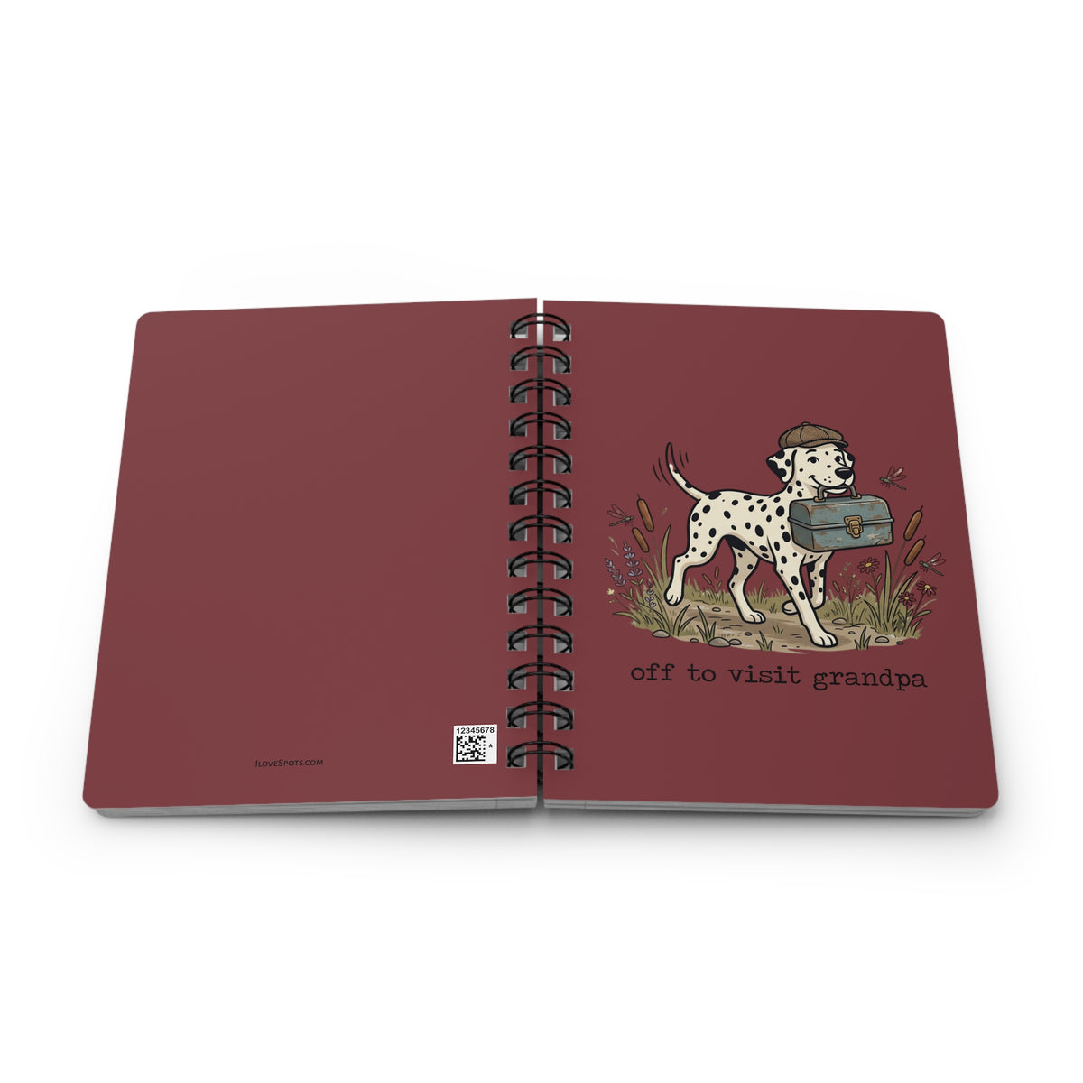Off To Visit Grandpa - Spiral Journal - Chili