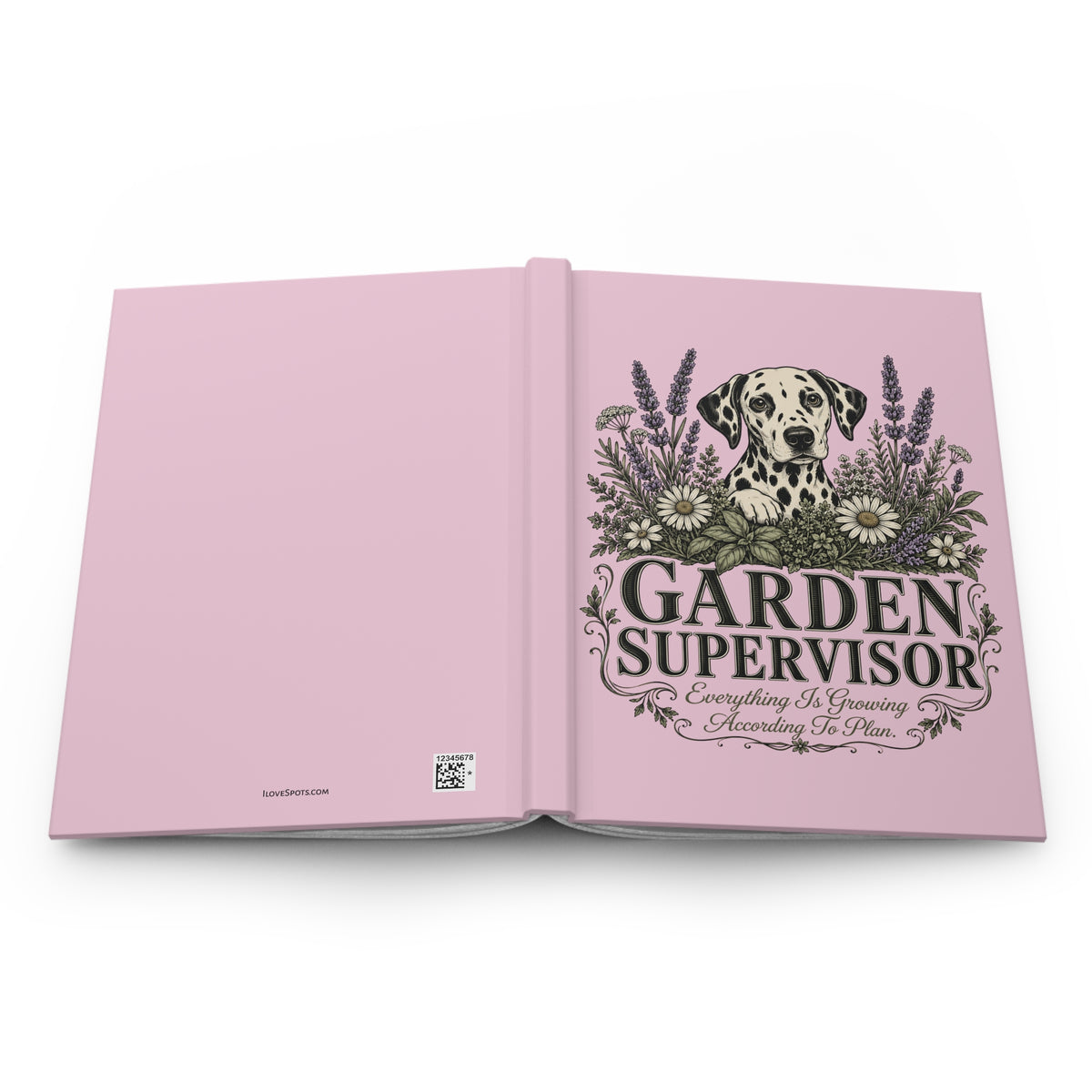 Garden Supervisor - Hardcover Journal -Blossom