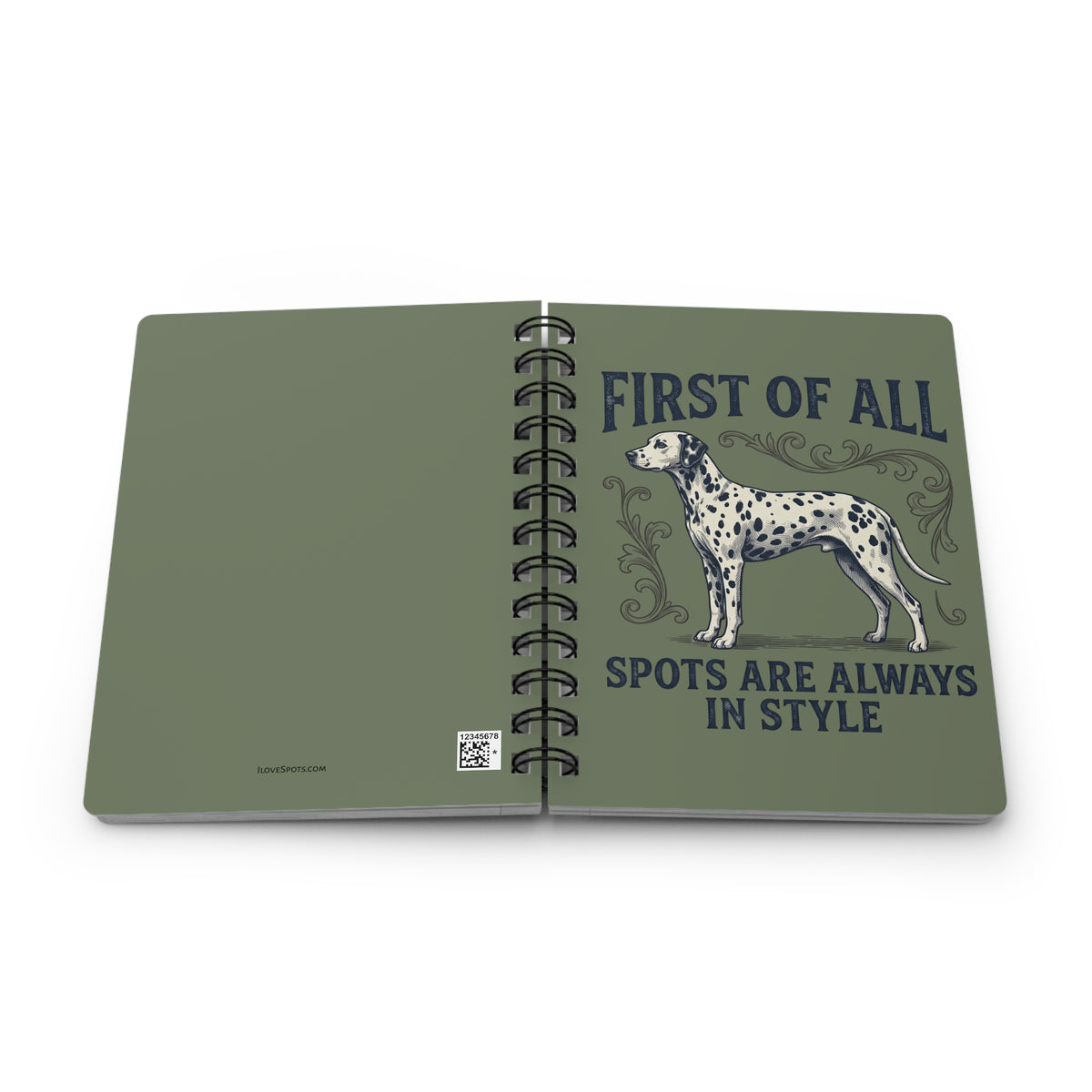 First Of All Spots Are Always In Style - Spiral Journal - Moos
