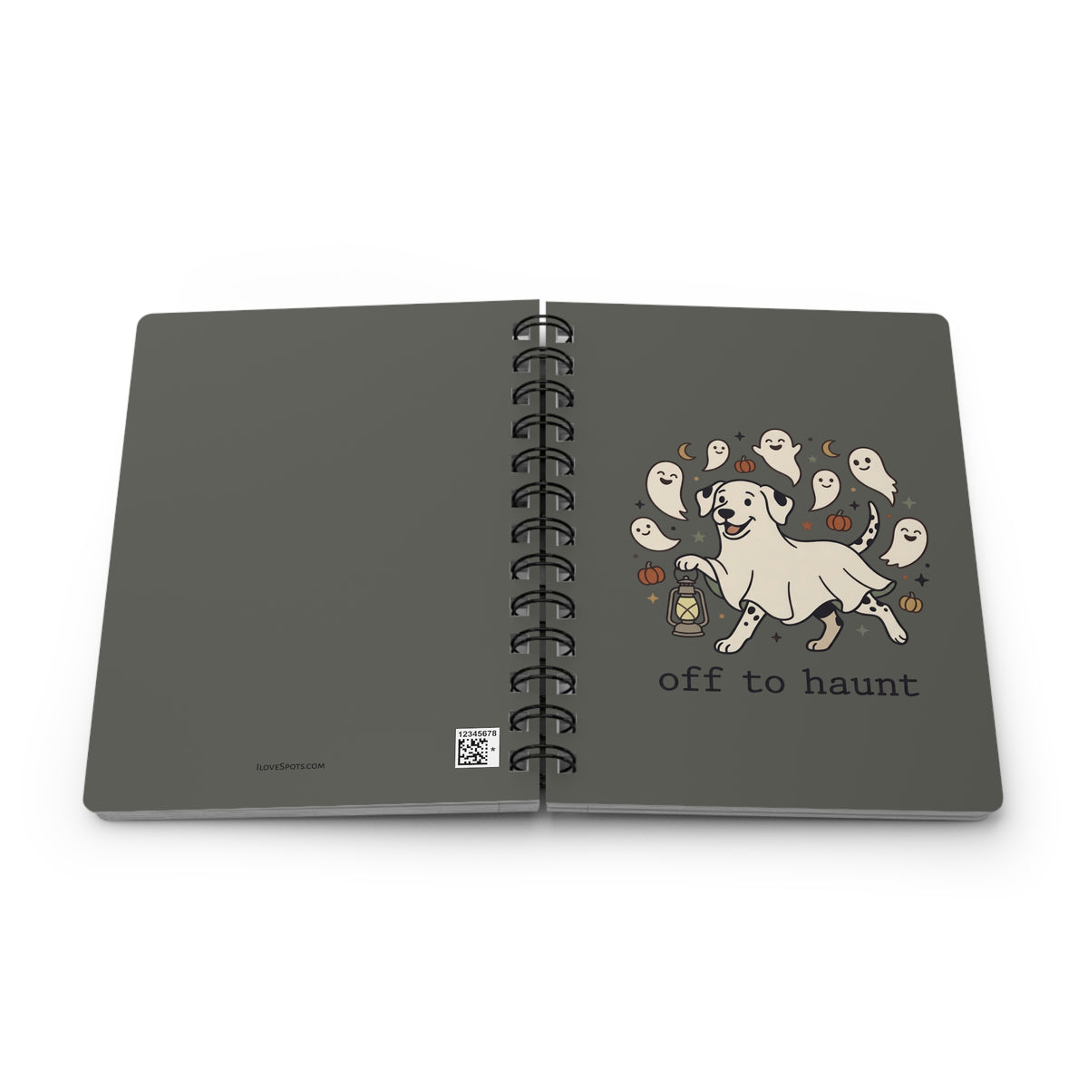 Off To Haunt - Spiral Journal - Pepper