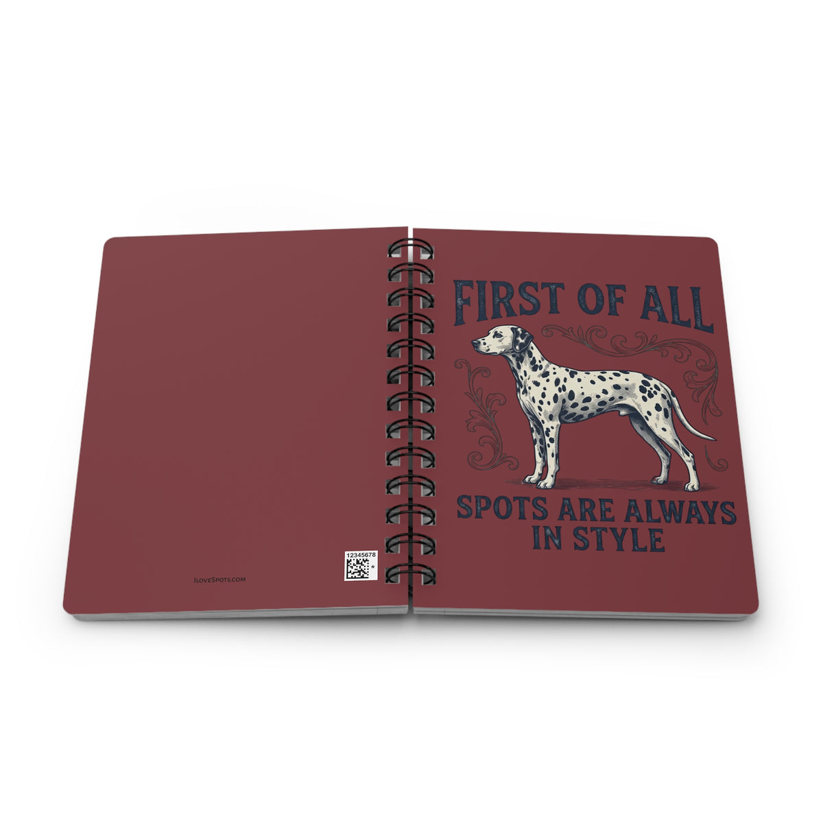 First Of All Spots Are Always In Style - Spiral Journal - Chili