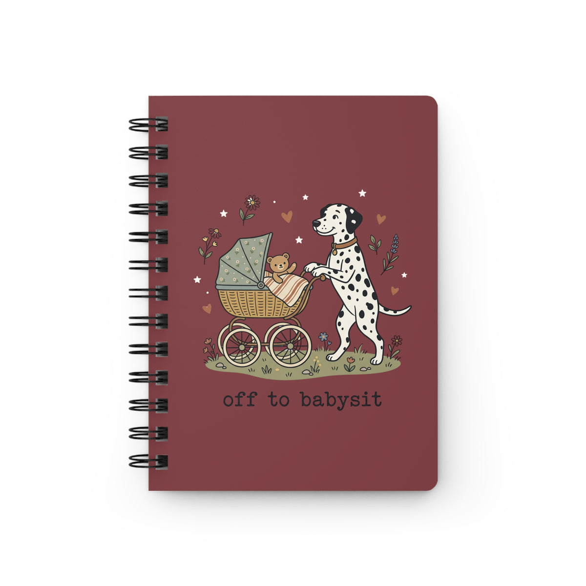 Off To Babysit - Spiral Journal - Chili