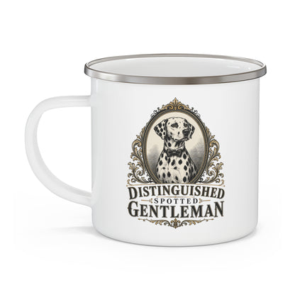 Distinguished Spotted Gentleman - Enamel Mug 12oz