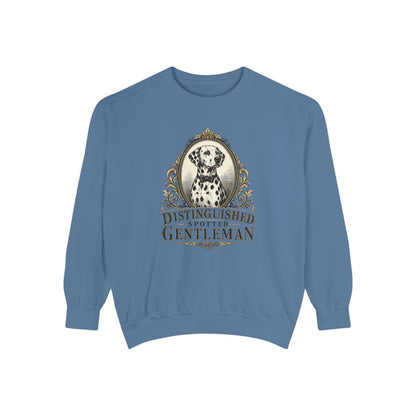 Distinguished Spotted Gentleman - Comfort Colors 1566 Crewneck Sweatshirt