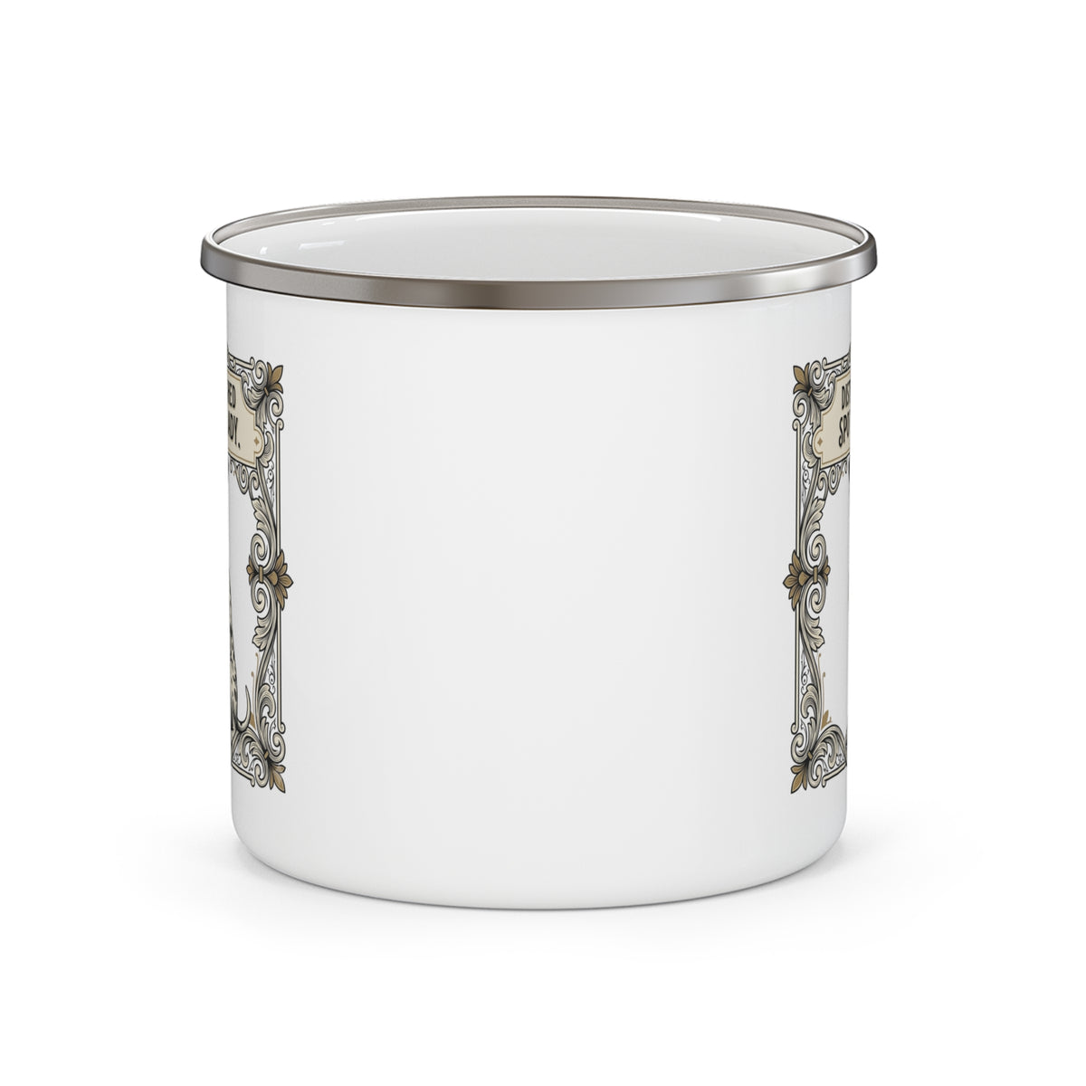 Distinguished Spotted Lady - Enamel Mug 12oz