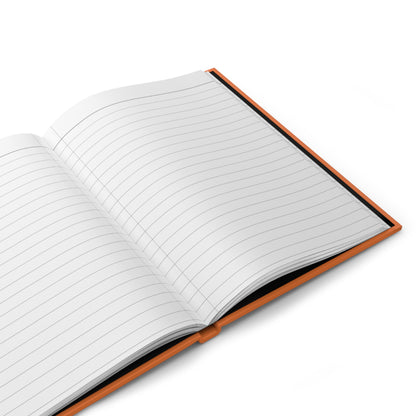 Off To Carve Pumpkins - Hardcover Journal - Orange