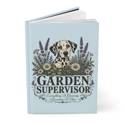 Garden Supervisor - Hardcover Journal - Chambray