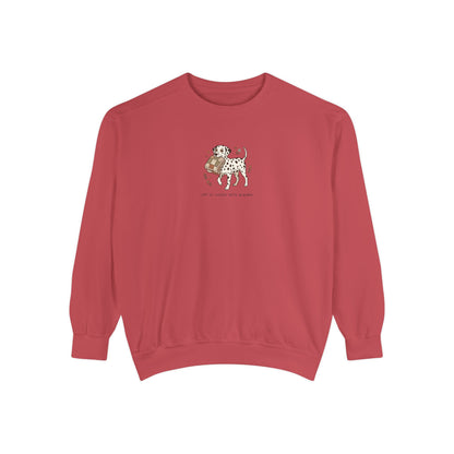 Off To Cuddle With Grandma - Comfort Colors 1566 Crewneck Sweatshirt