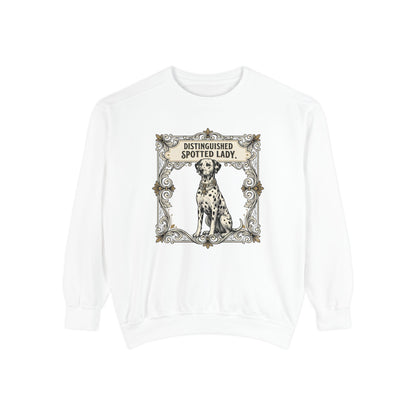 Distinguished Spotted Lady - Comfort Colors 1566 Crewneck Sweatshirt