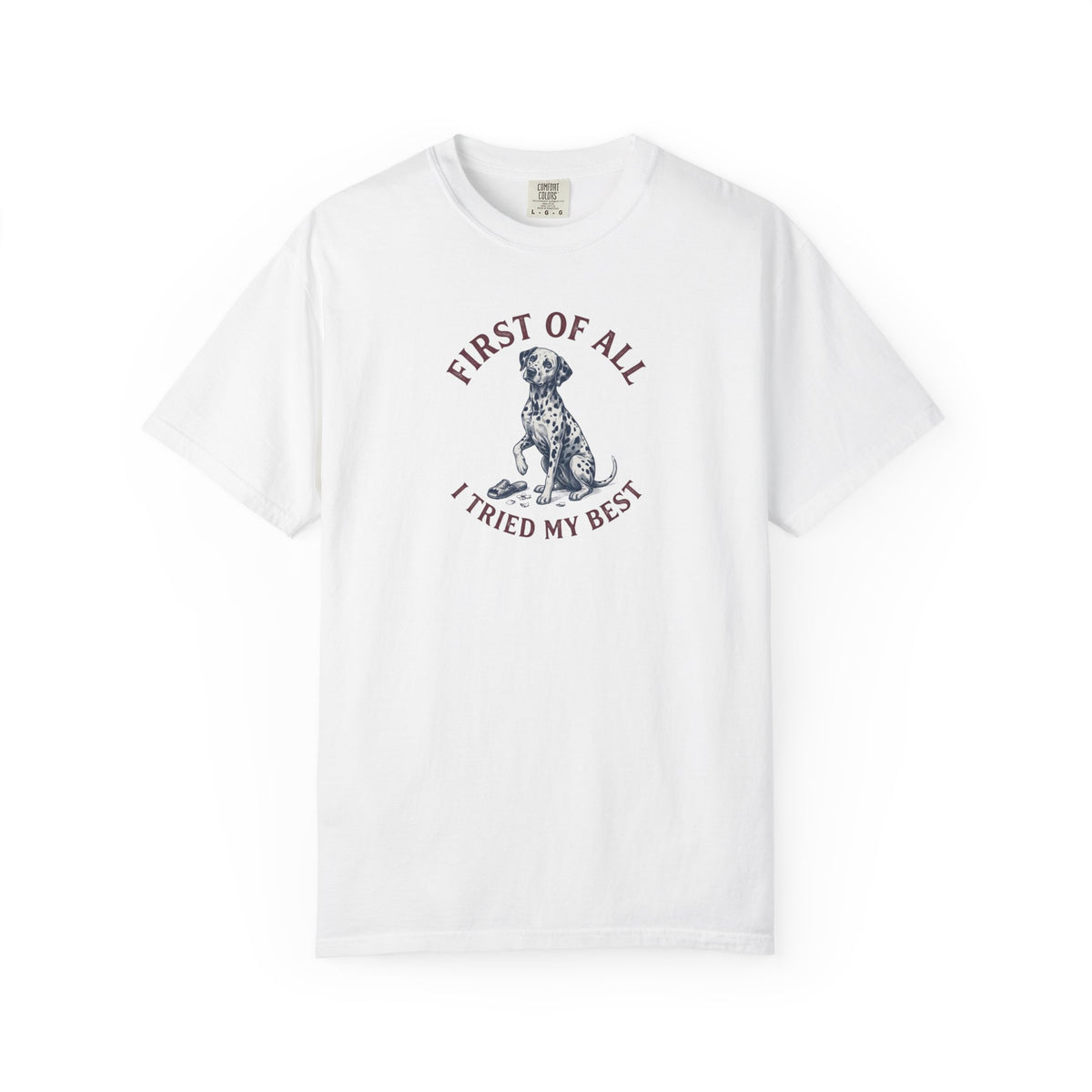 First Of All I Tried My Best - Comfort Color 1717 T-Shirt