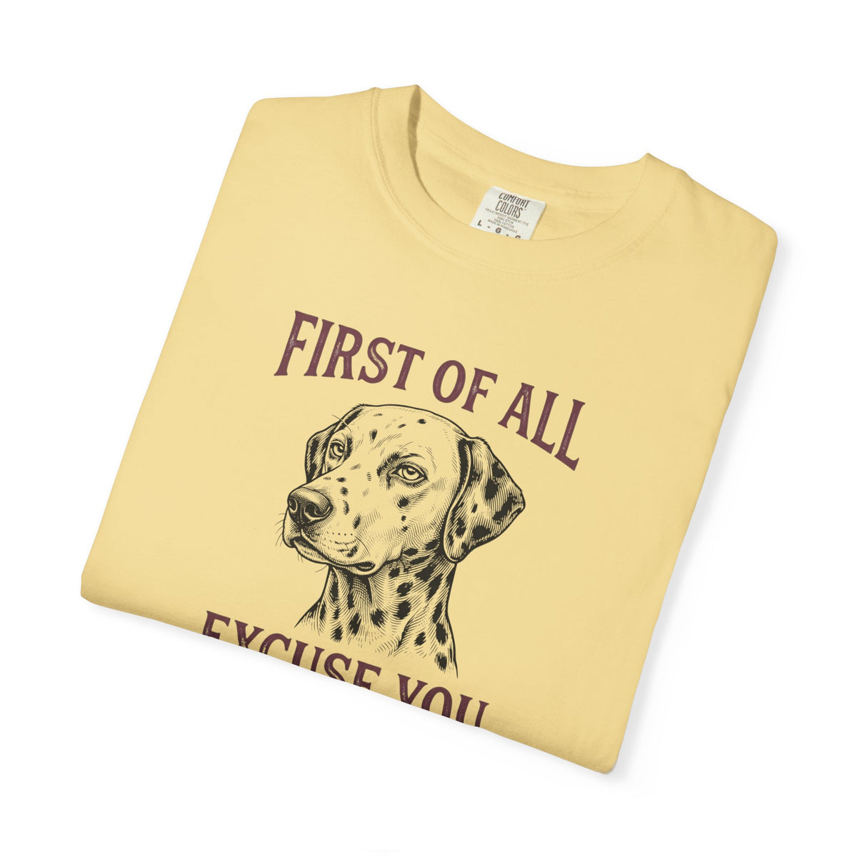 First of All Excuse You - Comfort Color 1717 T-Shirt