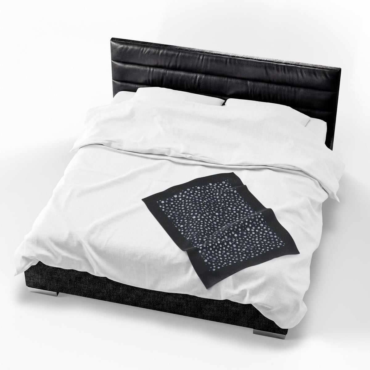 Dalmatian White Spots Velveteen Plush Blanket