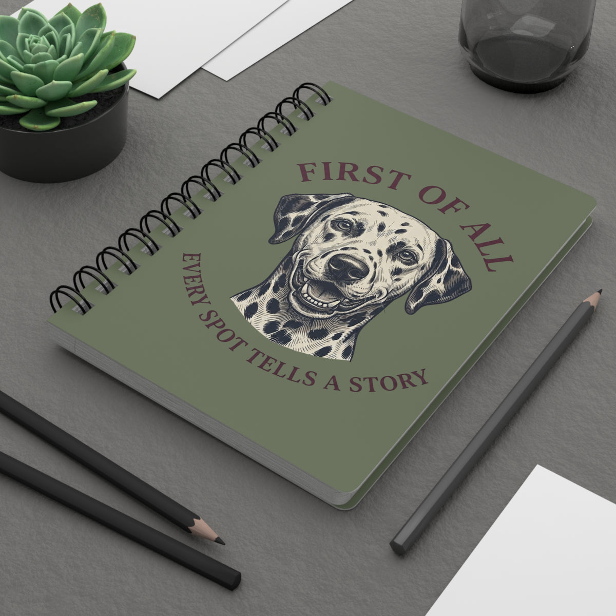 First Of All Every Spot Tells A Story - Spiral Journal - Moos