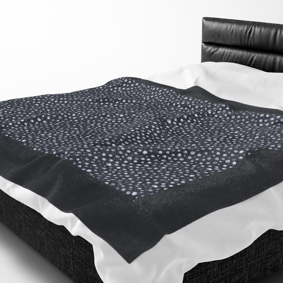 Dalmatian White Spots Velveteen Plush Blanket