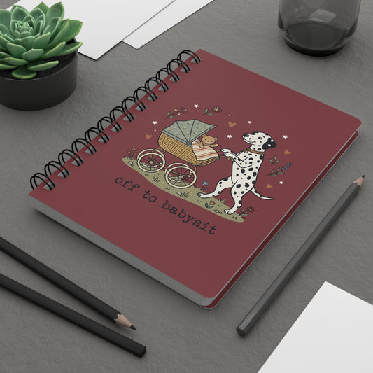 Off To Babysit - Spiral Journal - Chili