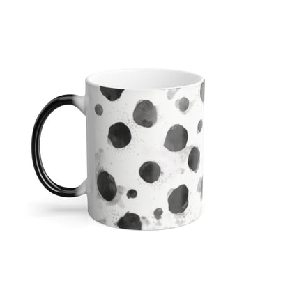 02 Black Dots Color-Changing Mug