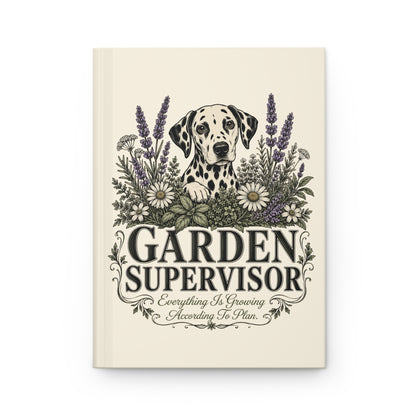 Garden Supervisor - Hardcover Journal - Ivory