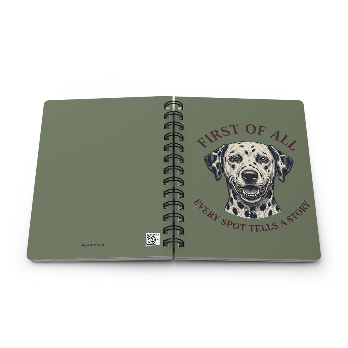 First Of All Every Spot Tells A Story - Spiral Journal - Moos