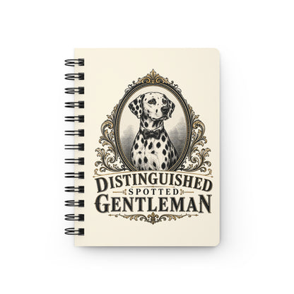 Distinguished Spotted Gentleman - Spiral Journal - Ivory