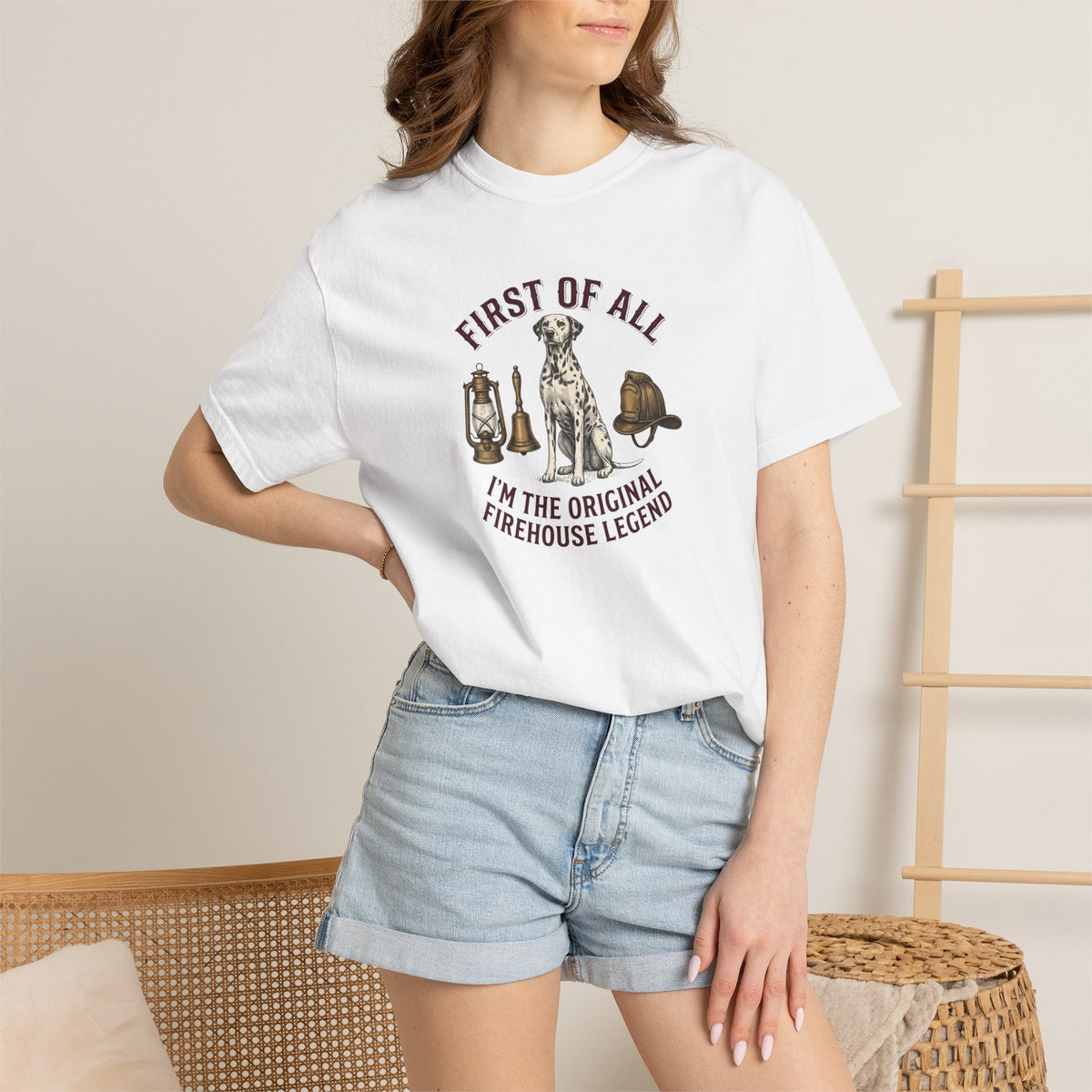 First Of All I'm The Original Firehouse Legend - Comfort Color 1717 T-Shirt