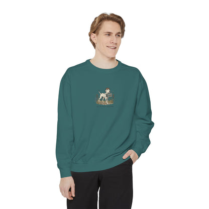 Off To Visit Grandpa - Comfort Colors 1566 Crewneck Sweatshirt