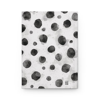01 Hardcover Journal - Black Spots