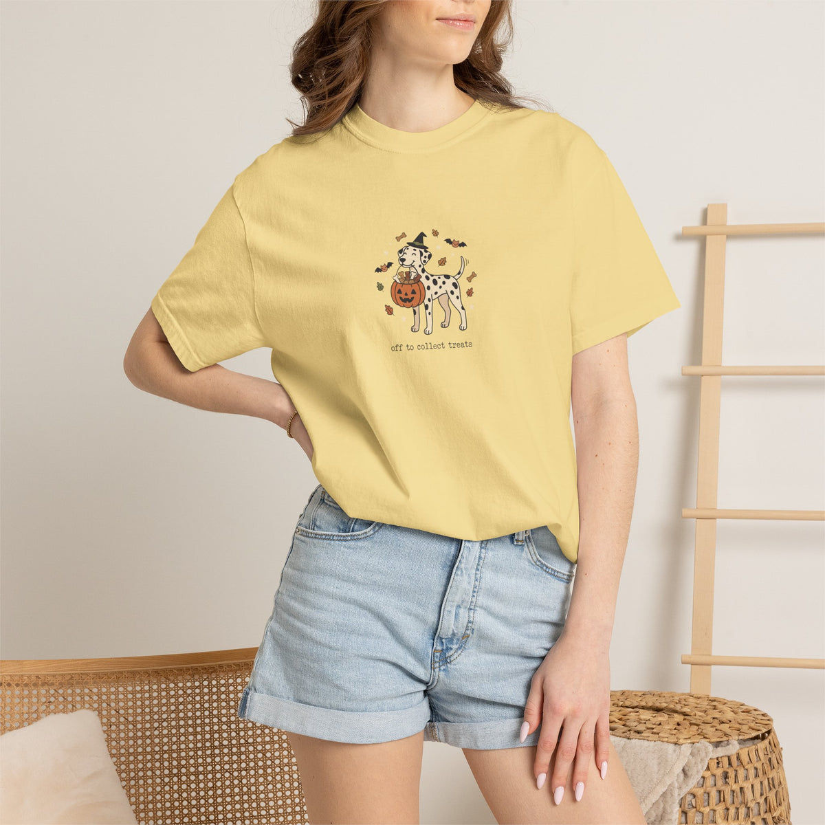Off To Collect Treats - Comfort Color 1717 T-Shirt