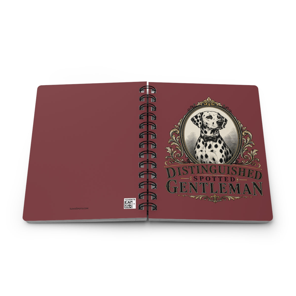 Distinguished Spotted Gentleman - Spiral Journal - Chili