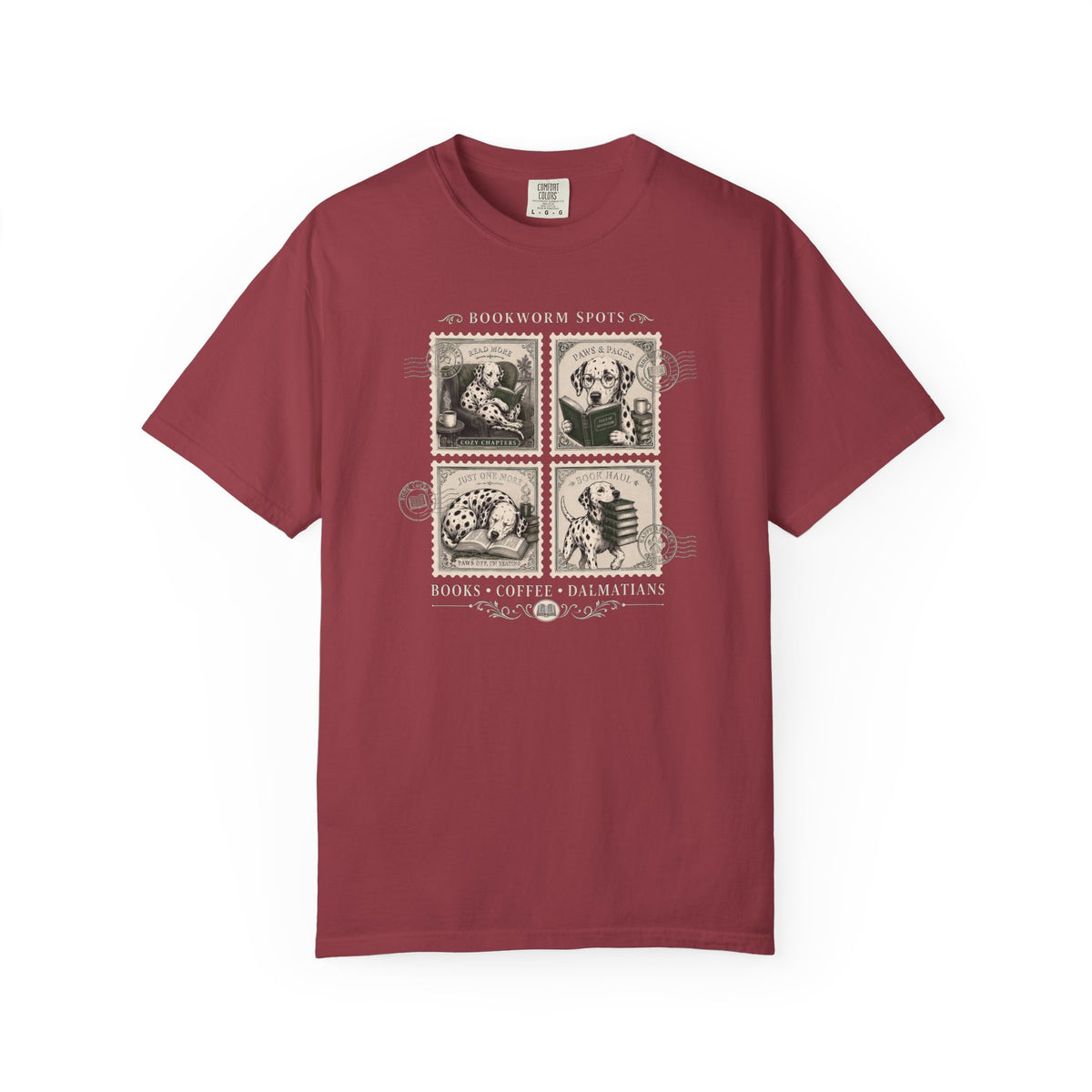 Bookworm Spots Comfort Color 1717 T-Shirt