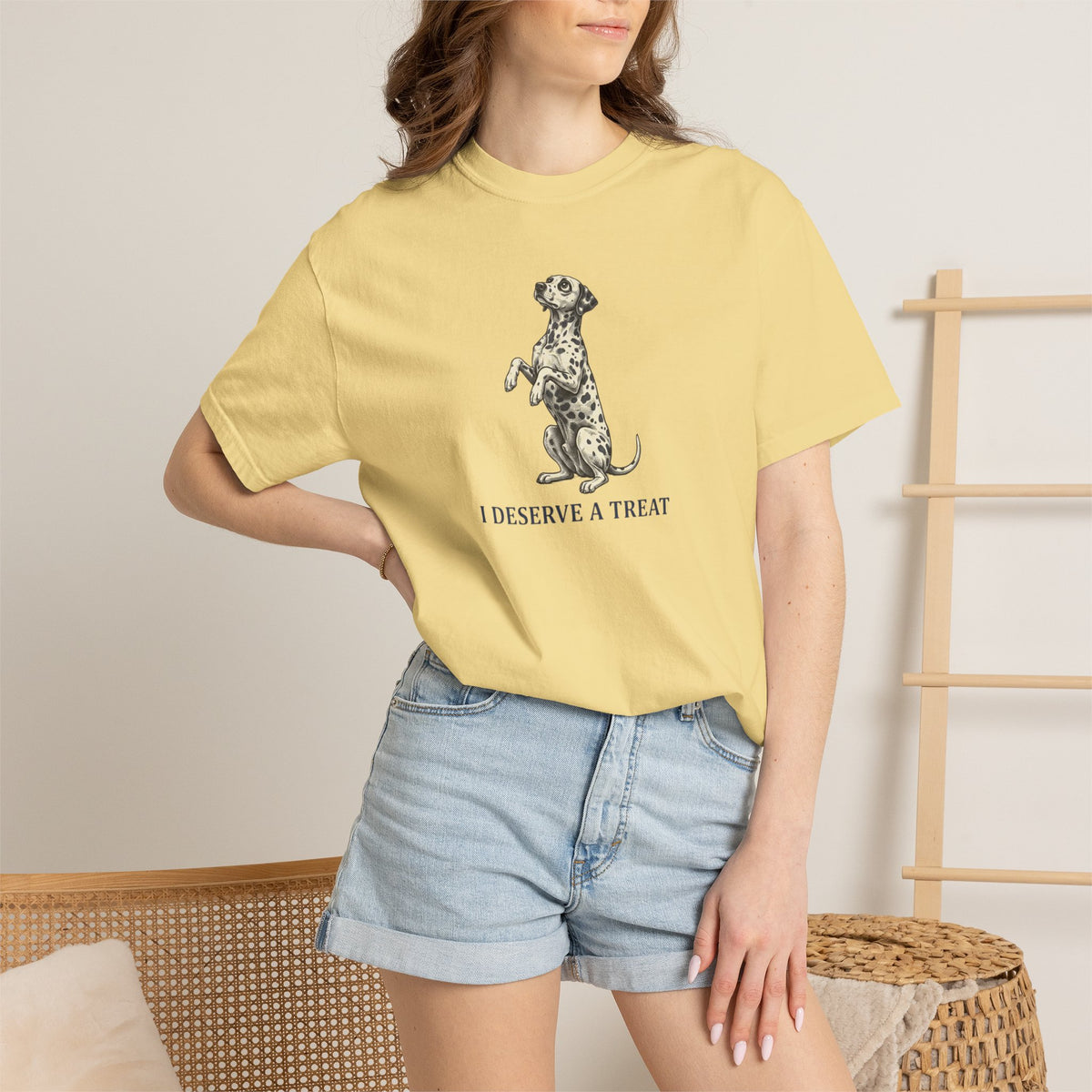 I Deserve A Treat - Comfort Color 1717 T-Shirt