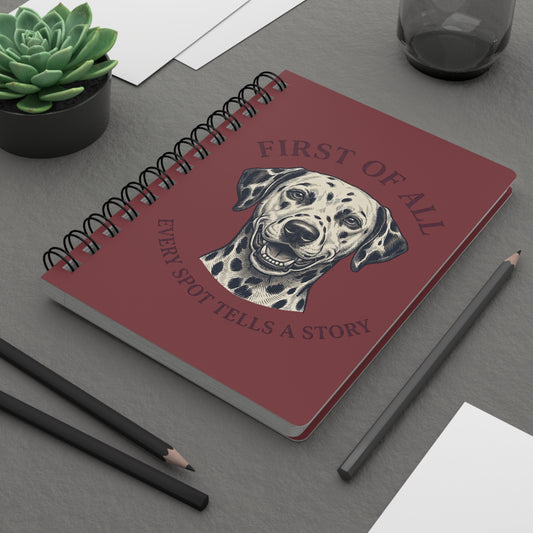 First Of All Every Spot Tells A Story - Spiral Journal - Chili