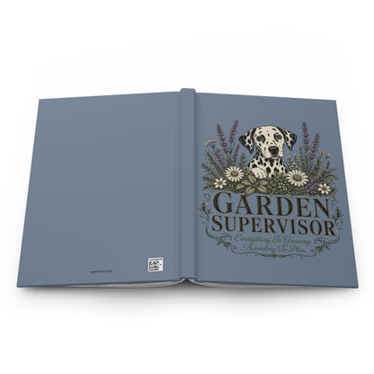 Garden Supervisor - Hardcover Journal -Blue Jean