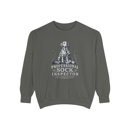 Professional Sock Inspector - Comfort Colors 1566 Crewneck Sweatshirt