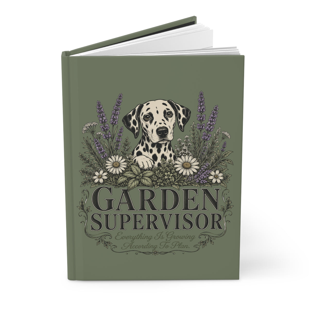 Garden Supervisor - Hardcover Journal - Moos