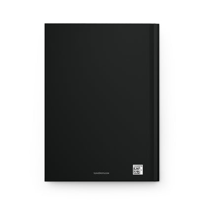 Bookworm Spots - Hardcover Journal - Black