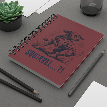 Squirrel Alarm - Spiral Journal - Chili