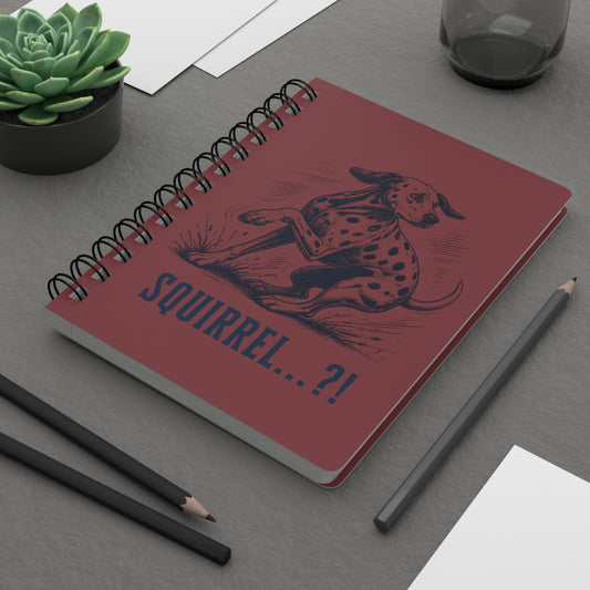 Squirrel Alarm - Spiral Journal - Chili