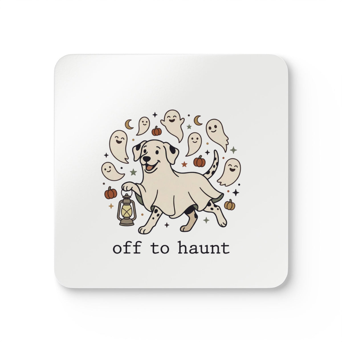 Off To Haunt - Corkwood Coaster Set