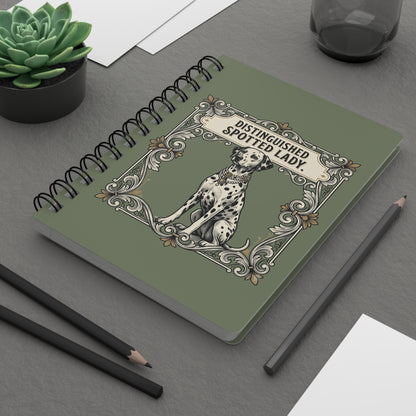 Distinguished Spotted Lady - Spiral Journal - Moos