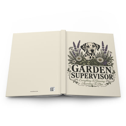Garden Supervisor - Hardcover Journal - Ivory