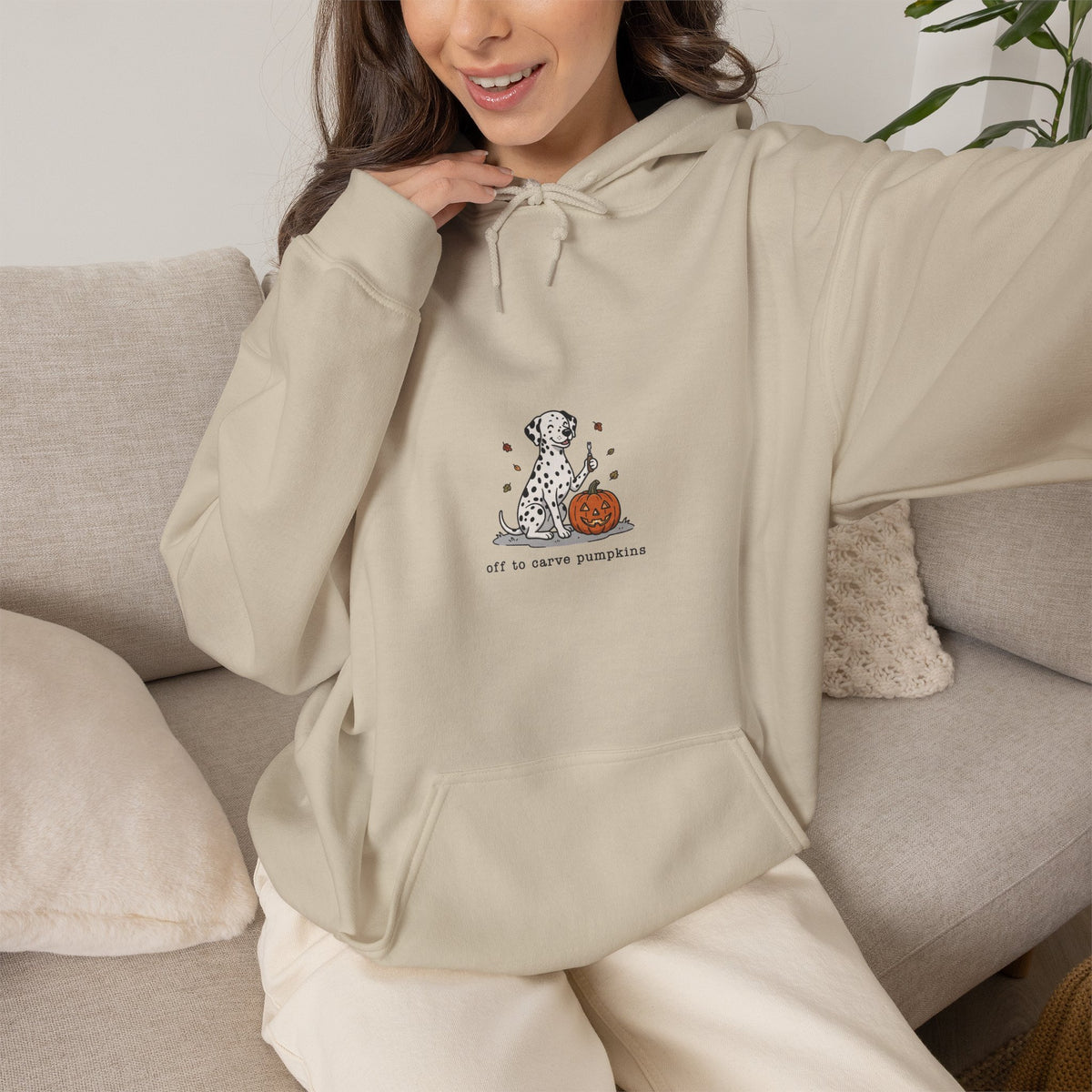 Off To Carve Pumpkins - Gildan 18500 Hoodie
