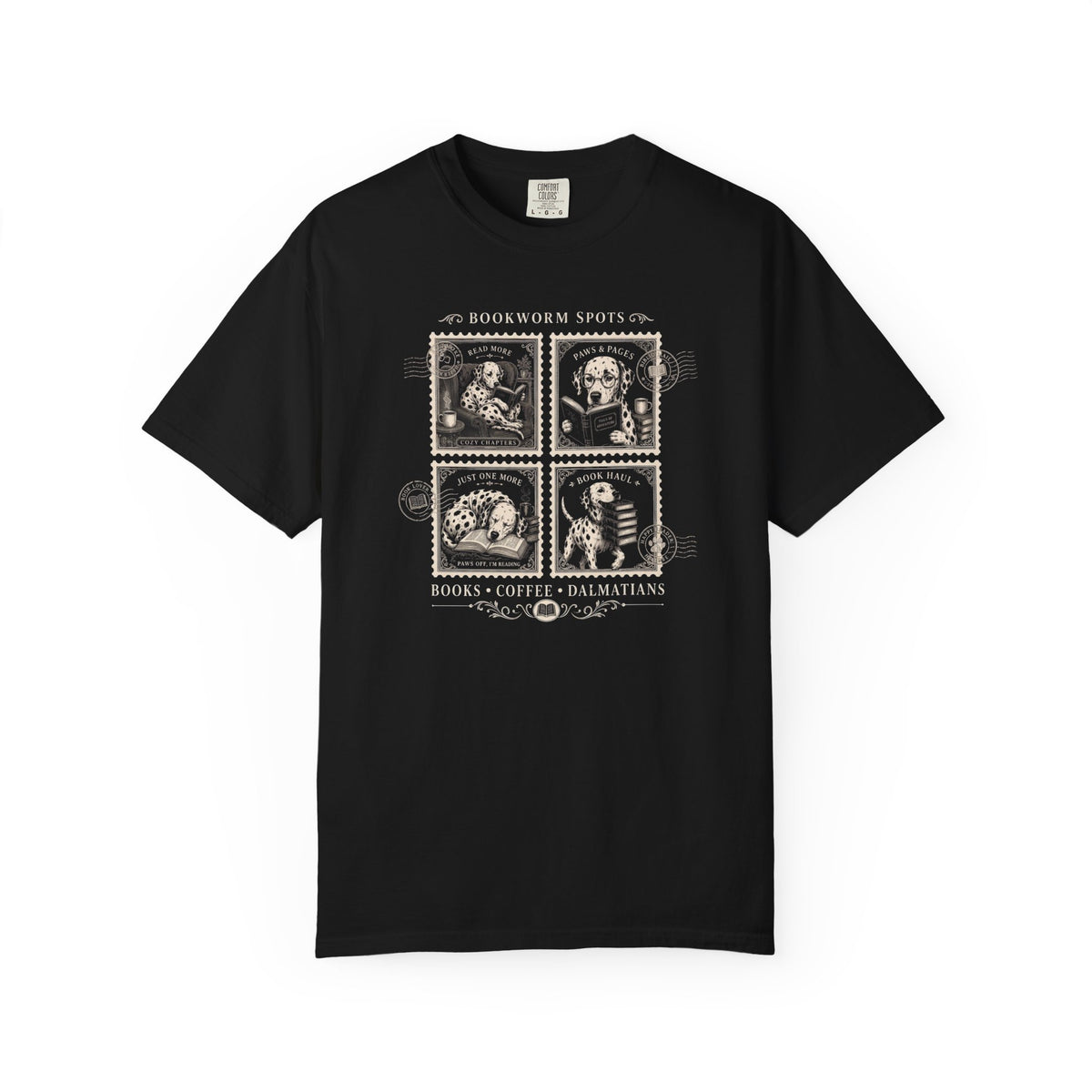 Bookworm Spots Comfort Color 1717 T-Shirt